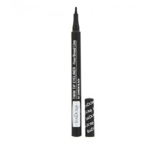 Isadora Twin Tip 52 Carbon Black Eyeliner 1ml