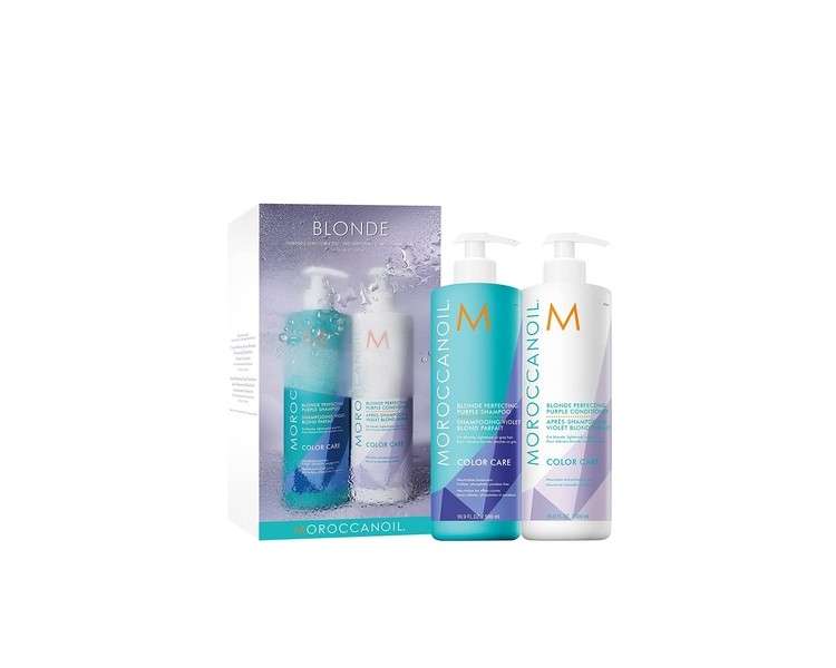 Moroccanoil Blonde Shampoo & Conditioner Half-Liter Set