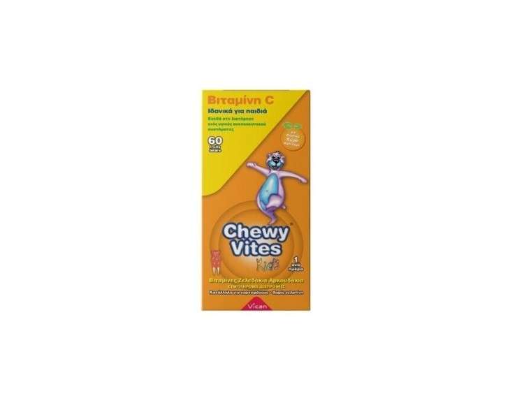 Vican Chewy Vites Kids Vitamin C Jelly Bears 60 Count