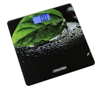 Mesko MS8149 Digital Bathroom Scale 5kg-150kg with LCD Backlight and Drawings
