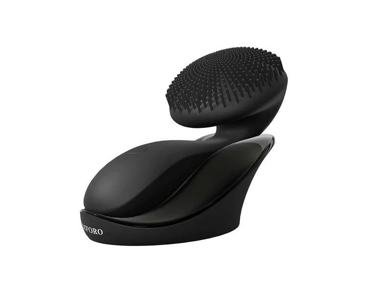 Diforo Arum Piano Black Sonic Facial Brush with Magnetic Therapy Function