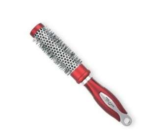 Top Choice Exclusive Round Hairbrush Size S Silver/Burgundy 62018-01