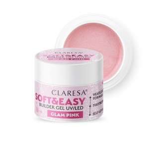 Claresa Builder Gel Soft & Easy Glam Pink 90g