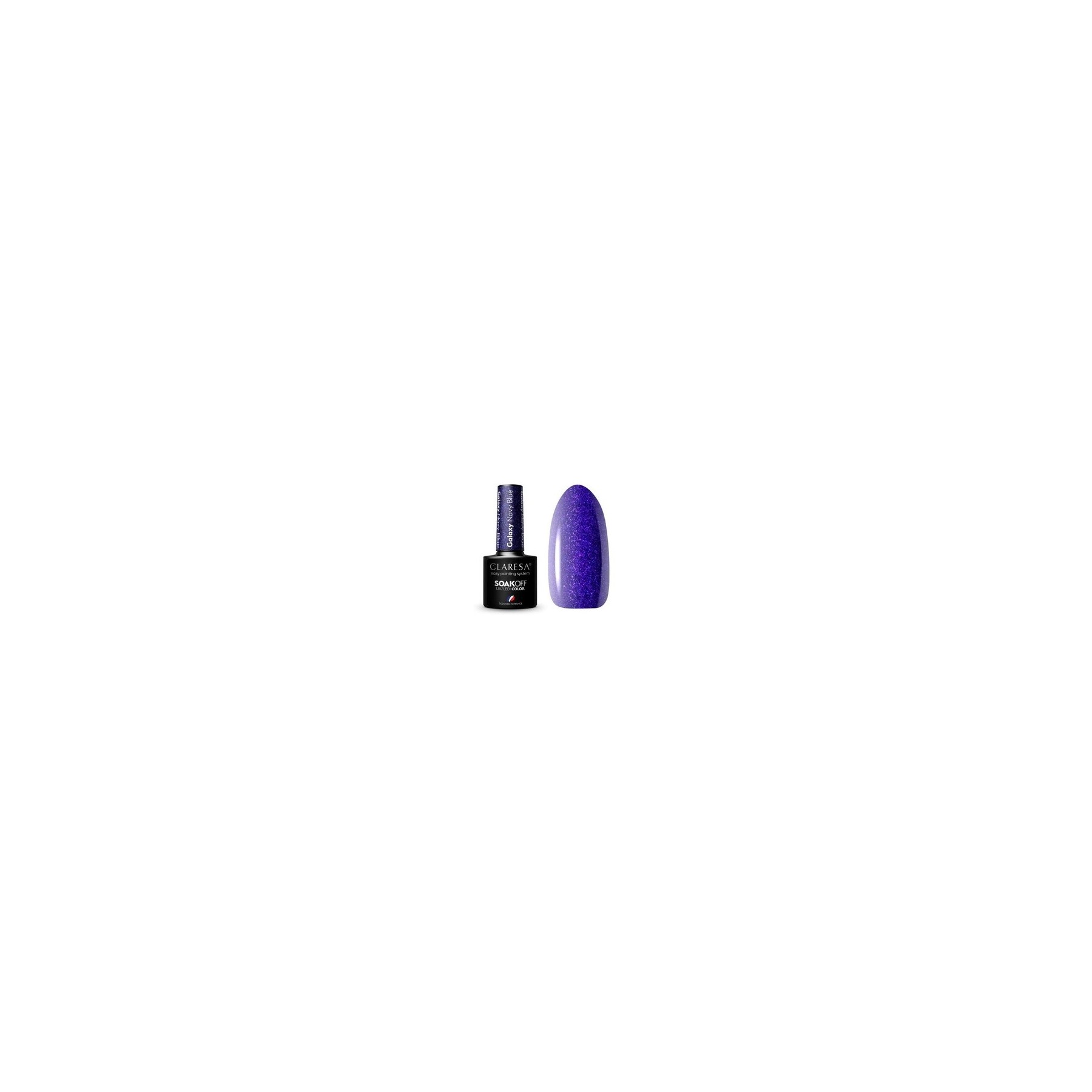 Galaxy Navy Blue UV Nail Polish 5ml Claresa