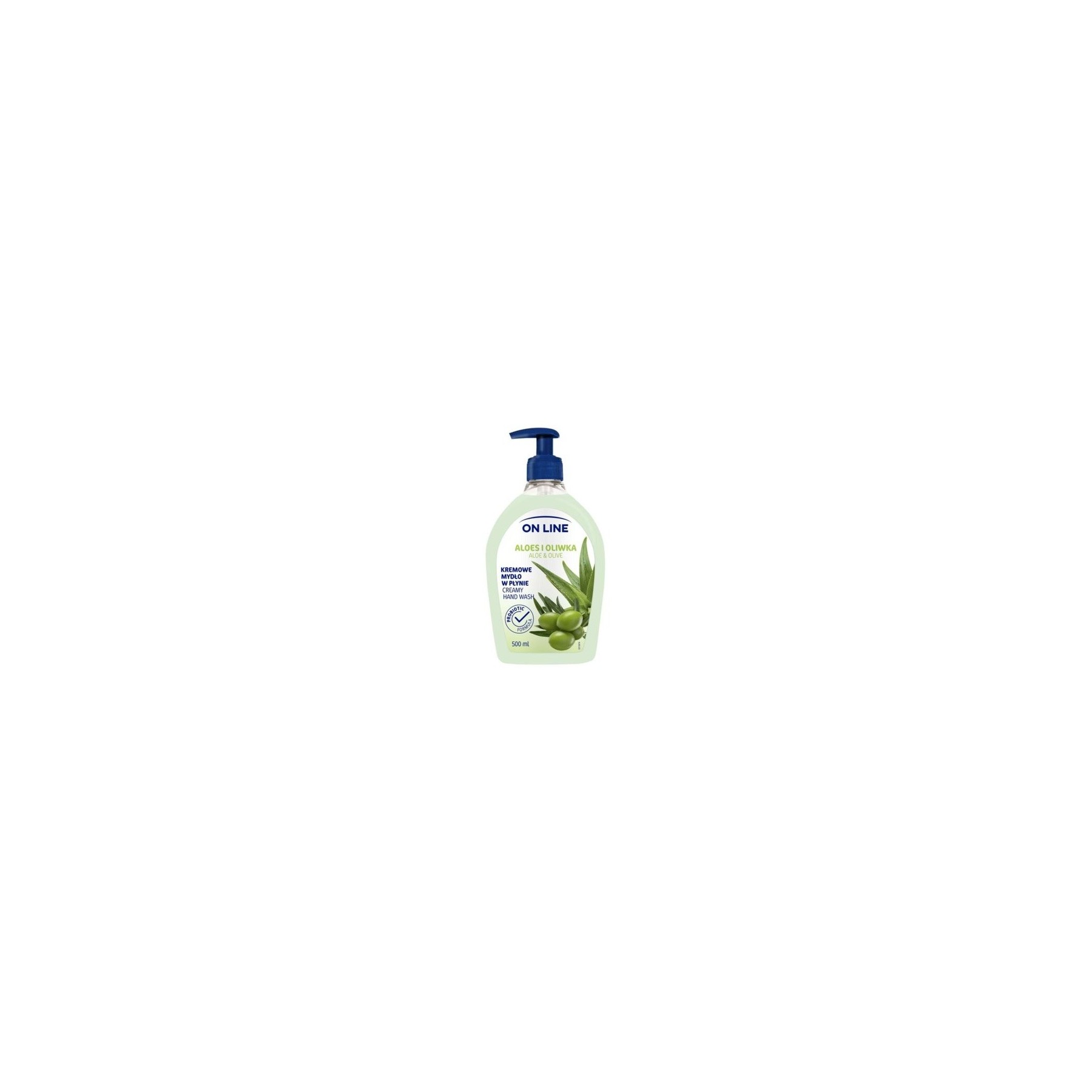 On Line Aloe Vera & Olive Cream Soap 500ml