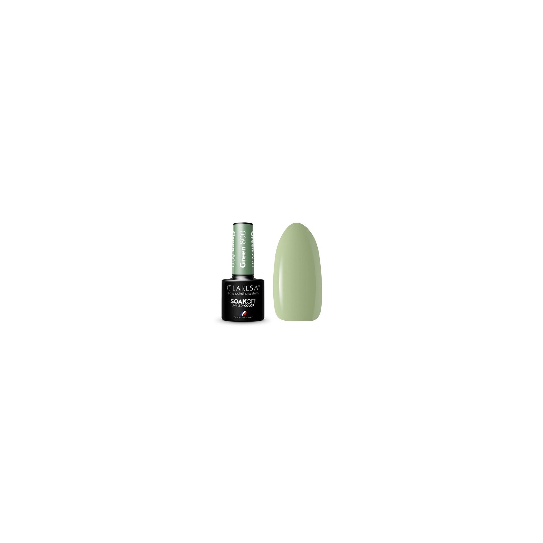 Claresa 800 Green UV Nail Polish 5ml
