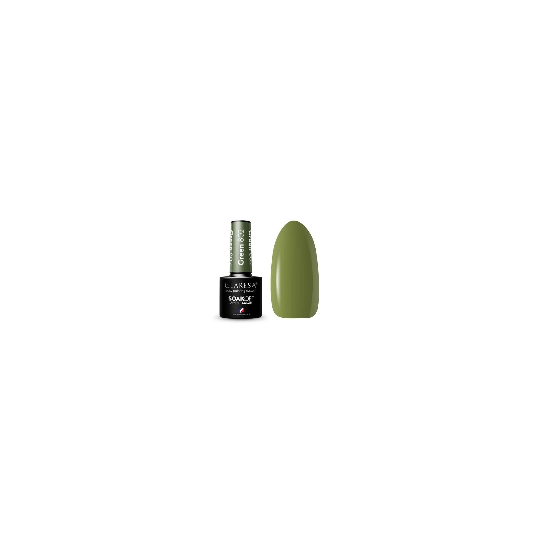 Claresa 802 Green UV Nail Polish 5ml