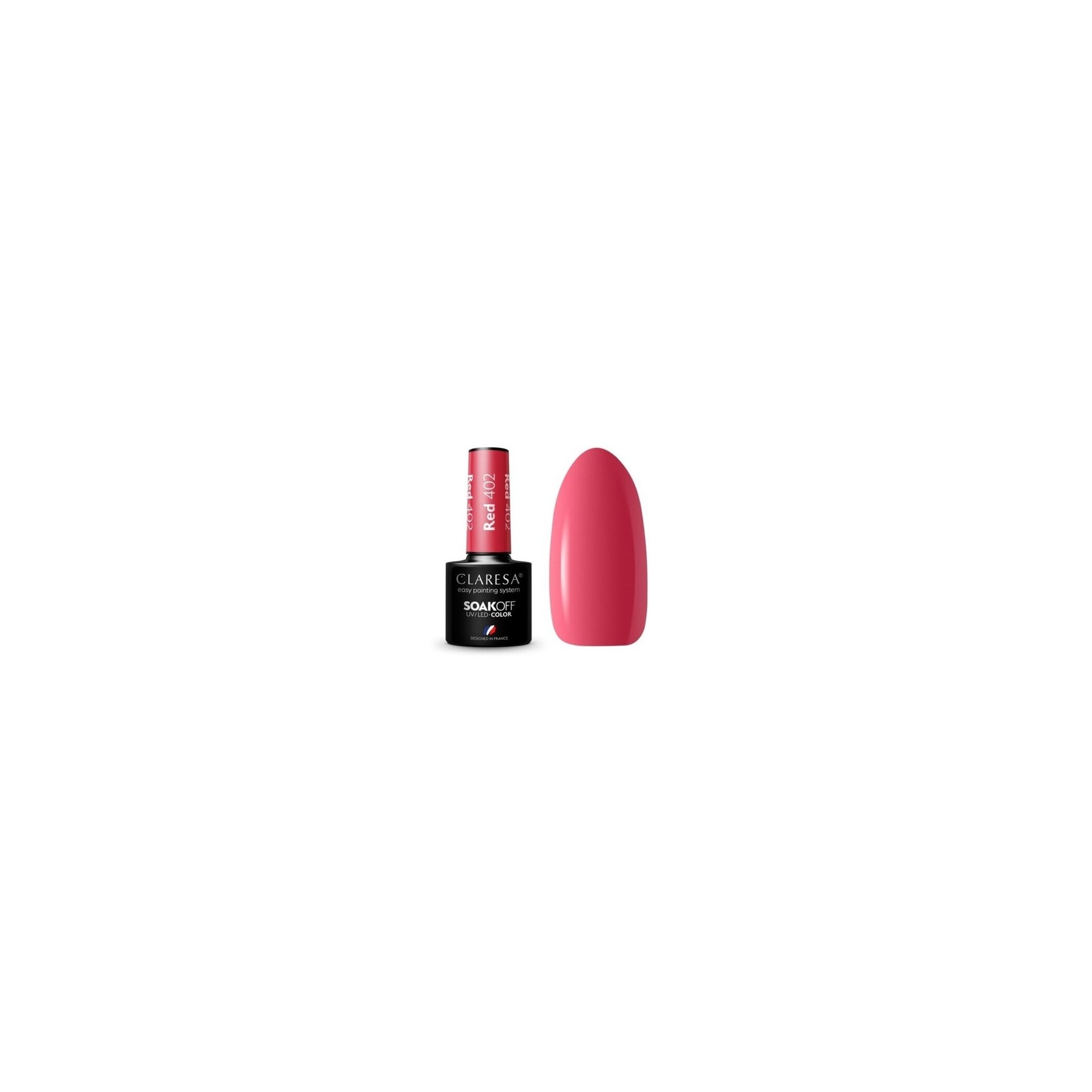 Claresa 402 Red UV Nail Polish 5ml