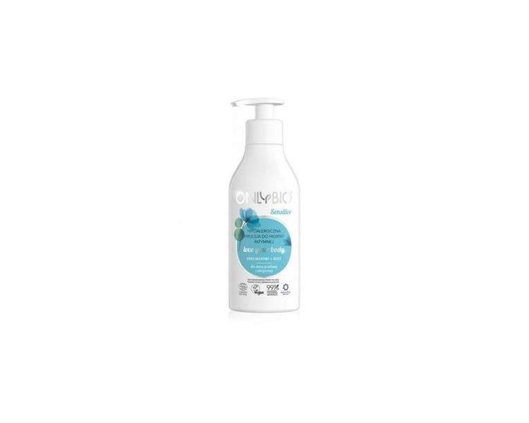 OnlyBio Sensitive Hypoallergenic Intimate Hygiene Emulsion with Lactic Acid and Aloe 250ml