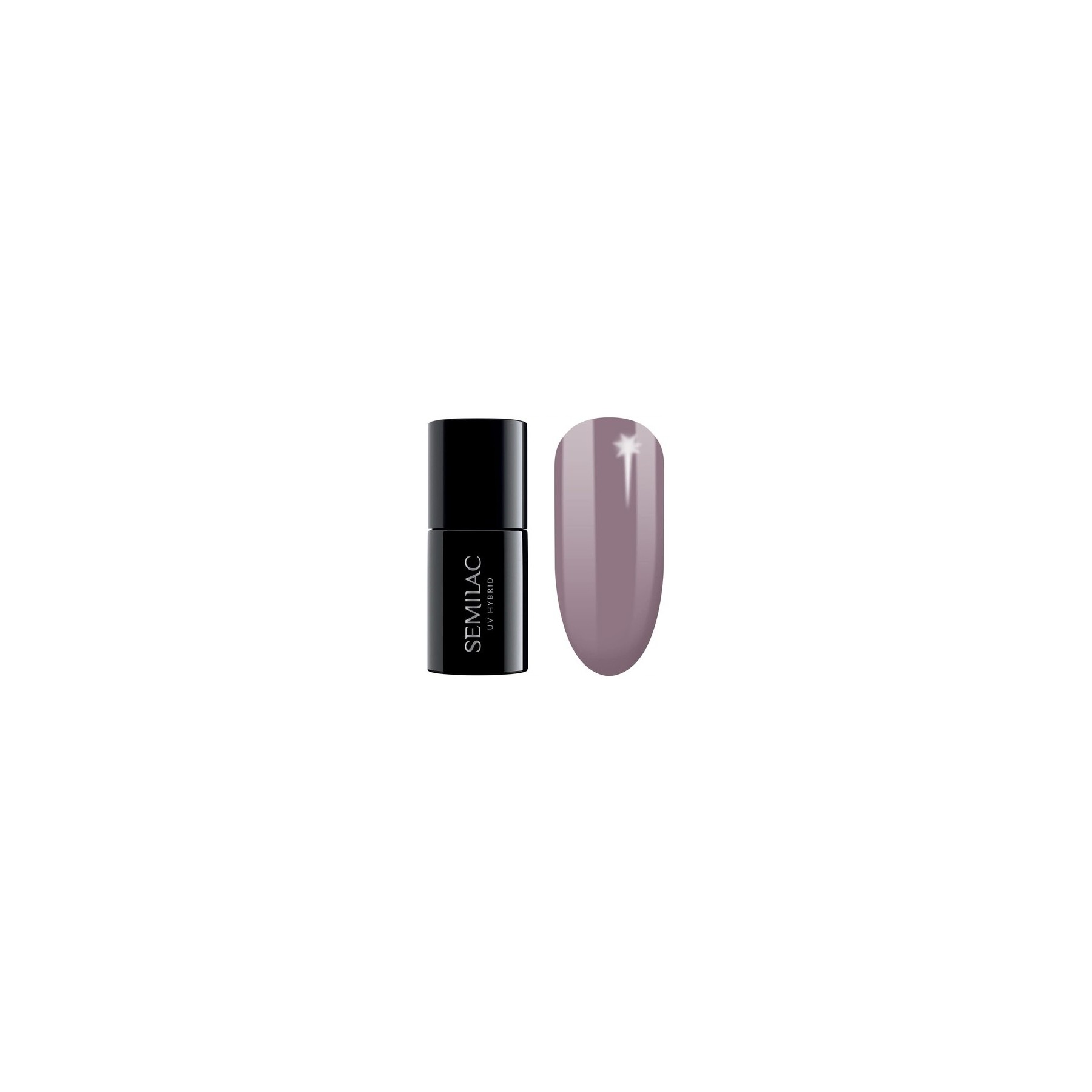SEMILAC 373 Moderate Burgundy Nail UV Gel Polish Long Lasting and Easy to Apply 7ml