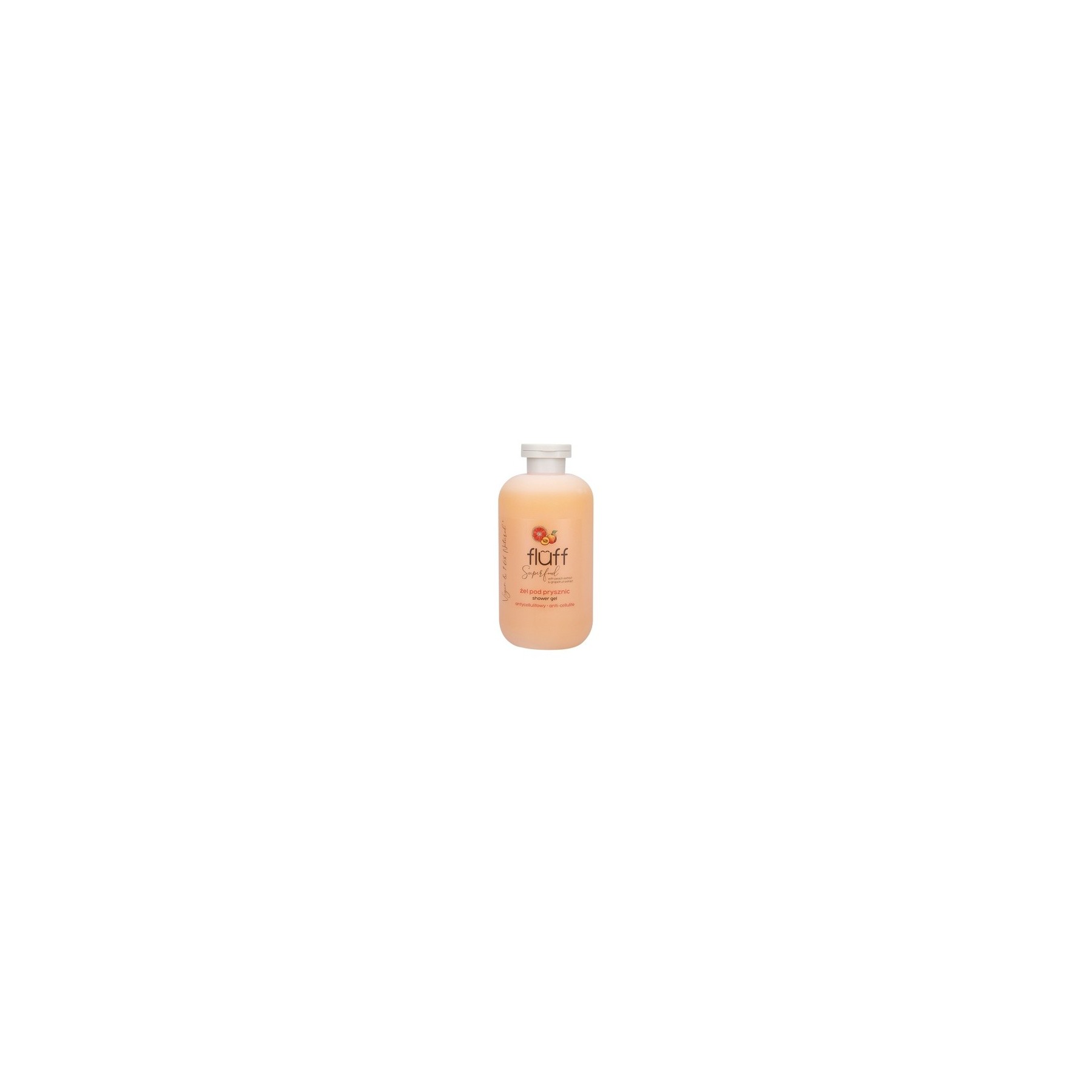 Fluff Peach Grapefruit Anti-Cellulite Shower Gel 500ml