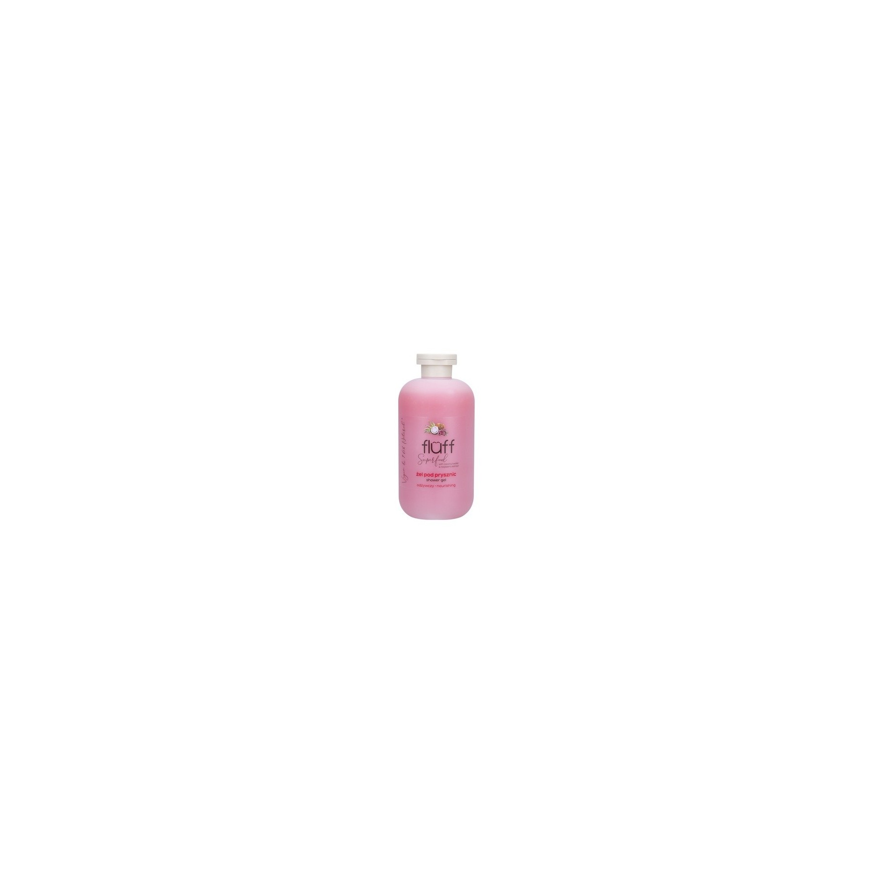 Fluff Nourishing Coconut Raspberry Shower Gel 500ml