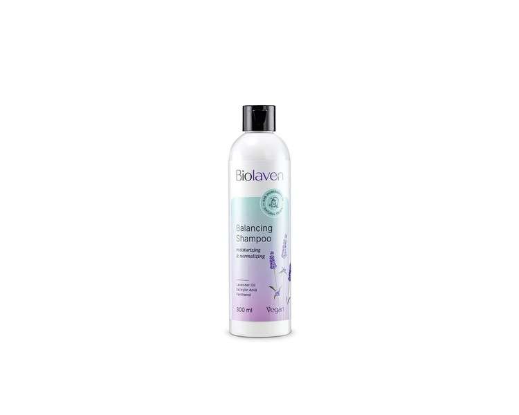 BIOLAVEN Regulating Shampoo Hair Care Vegan Natural Cosmetics for Men and Women 300ml