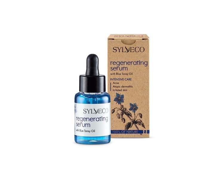 SYLVECO Regenerating Serum with Blue Tansy Oil 30ml - Vegan Natural Cosmetics for Men and Women