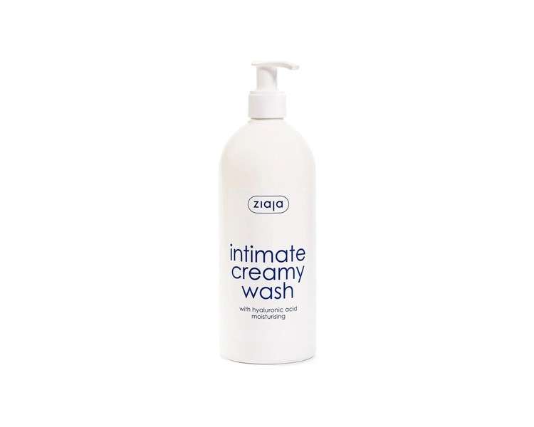 Ziaja Intimate Creamy Wash with Hyaluronic Acid 500ml Dispenser