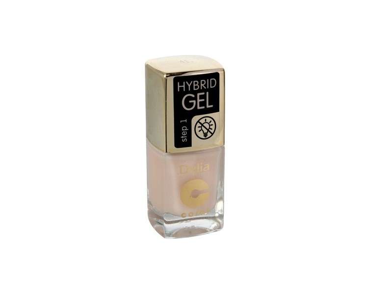 Delia Cosmetics Coral Hybrid Gel Nail Polish No. 41 French Beige 11ml