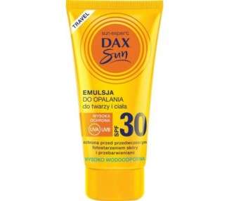 Dax Sun Face and Body Sunscreen Lotion SPF 30 50ml - Travel Size