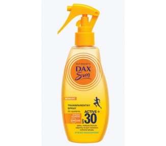DAX Sun Spray LSF30 Transparent Sunscreen 200ml - New