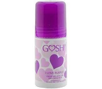 Gosh I Love Purple Cream Deodorant Roll-On 75ml