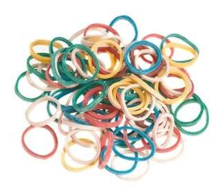 SIBEL Small Hair Bands for Braiding Assorted Colors - Pack of 500
