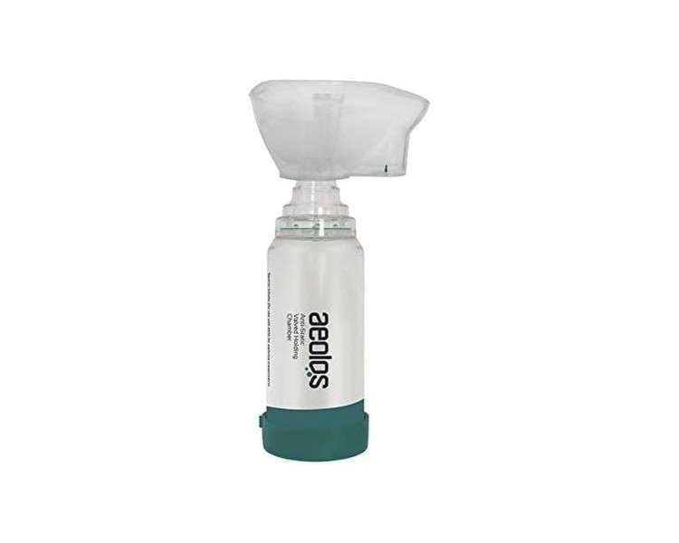 Aeolos Valved Holding Chamber for Adults and Children 6+ Years - 2 Products in 1 (Mask and Mouthpiece)