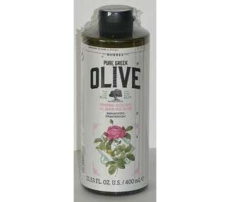 KORRES Pure Greek Olive Oil & Velvet Rose Shower Gel 13.53 fl oz