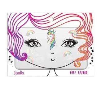 SNAILS Children's Unicorn Face Tattoo Sticker