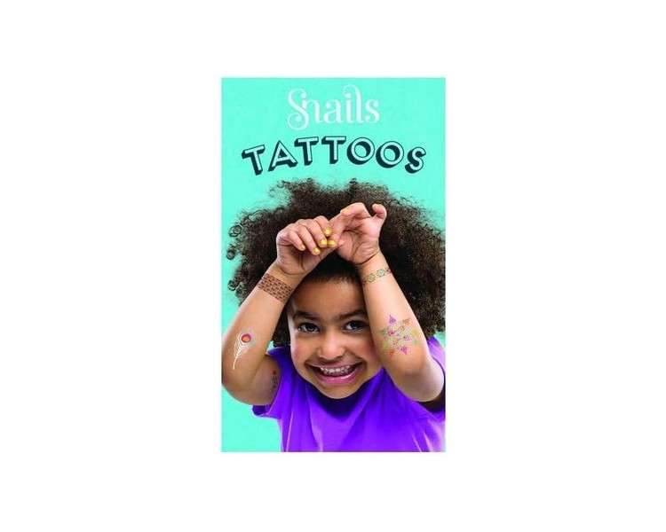 SNAILS Neon Body Tattoos for Kids 22 Pieces