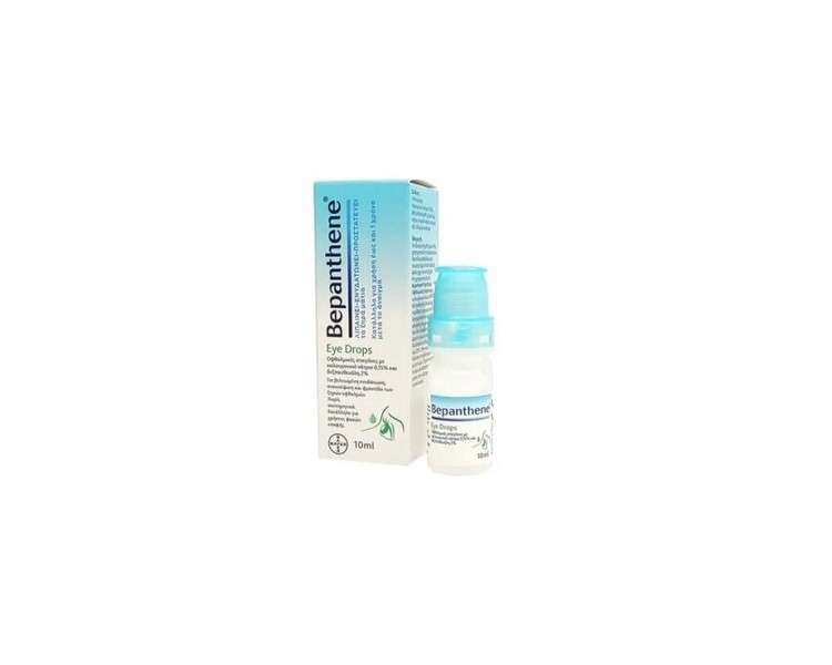 Bayer Bepanthene Eye Drops for Hydration and Dry Eye Care 10ml