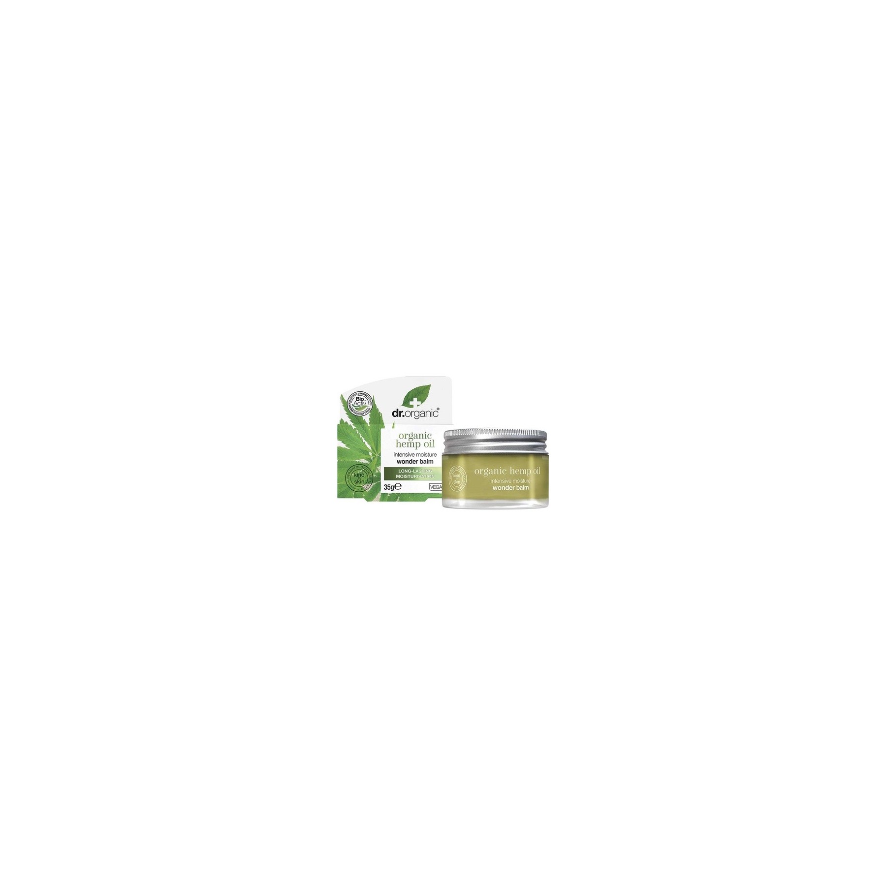Dr Organic Wonder Balm Organic Hemp Oil 35g