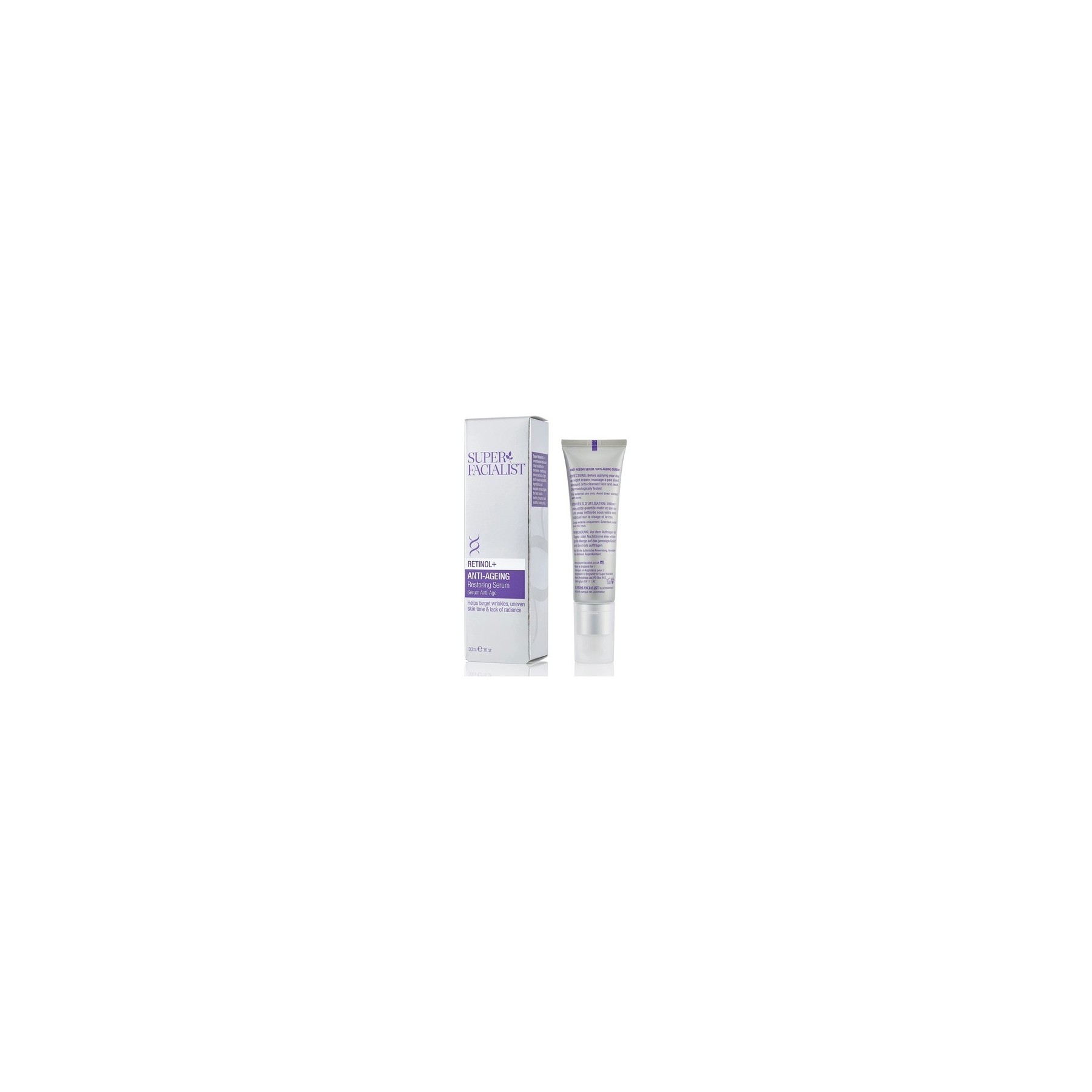 Super Facialist Retinol+ Anti-Ageing Serum with Hyaluronic Acid & Collagen Boosting White Lupin Seeds 30ml