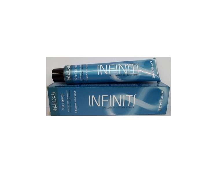 Infiniti by Affinage Intelligent Colour System Ultra-Low Ammonia Enriched with Shea Butter and Argan Oil 3.4 Fl. Oz. Tube Shade 6.24 Roebuck