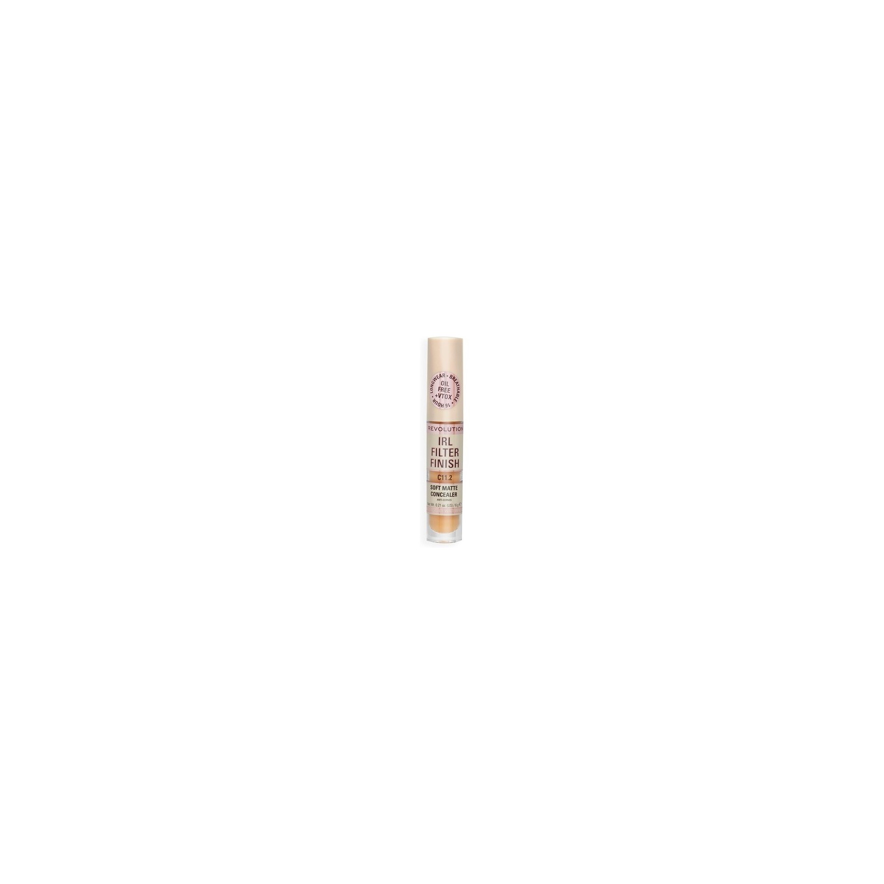 Makeup Revolution IRL Concealer Filter Finish Medium to Full Coverage 6g C2
