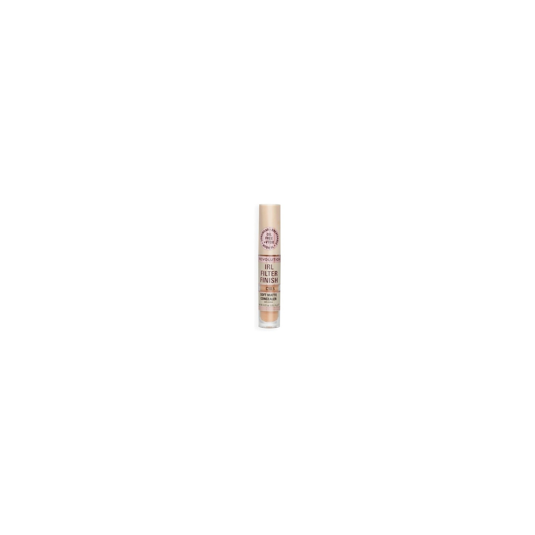 Makeup Revolution IRL Filter Finish Concealer Medium to Full Coverage 6g C10.5