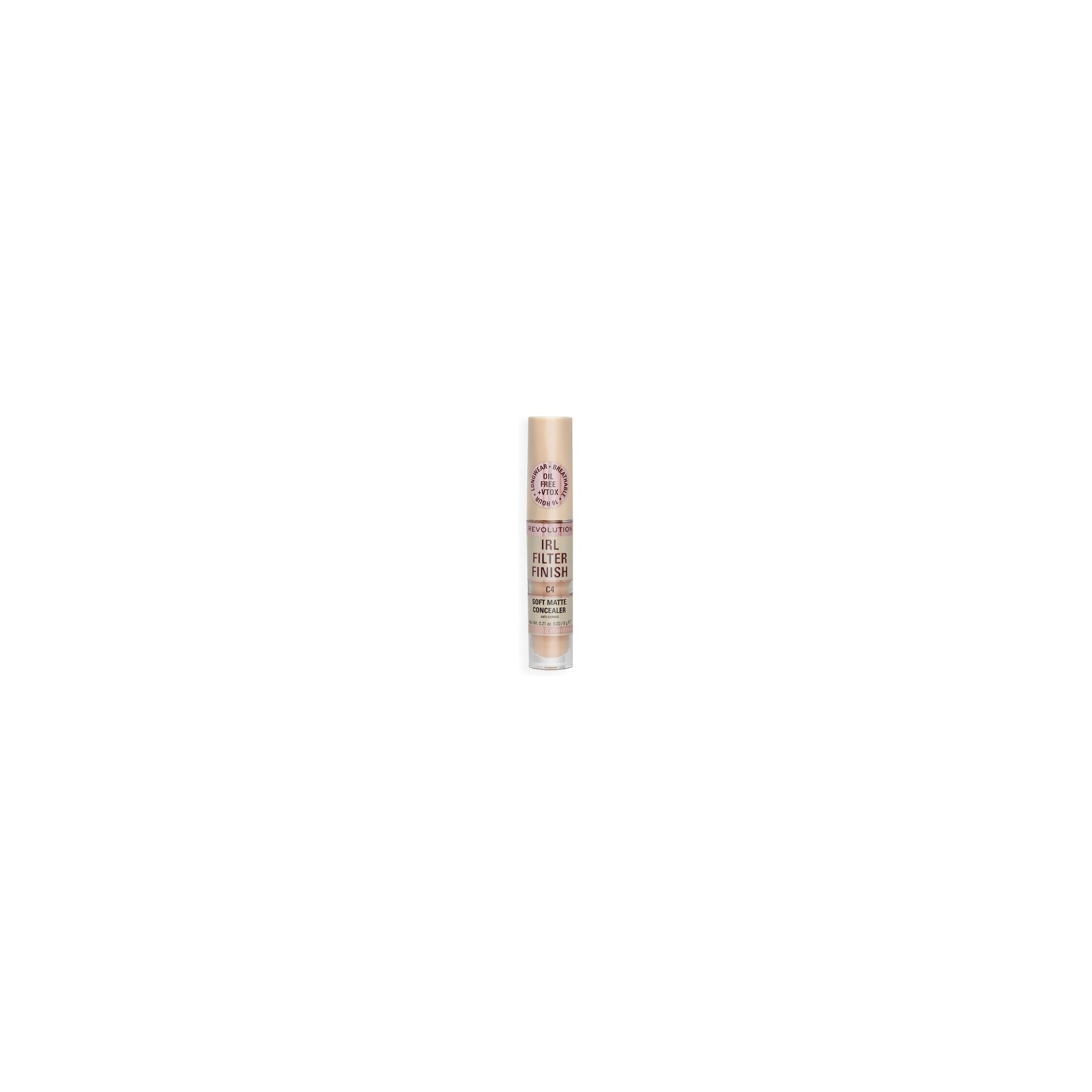 Makeup Revolution IRL Filter Finish Concealer Medium to Full Coverage C4 6g