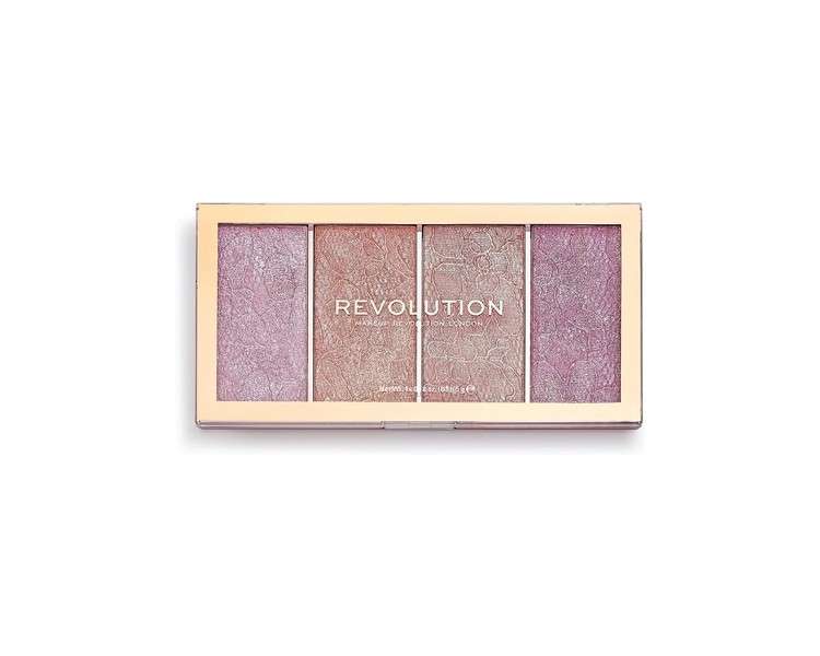 Revolution Vintage Lace Intense Cream To Powder Blush Palette