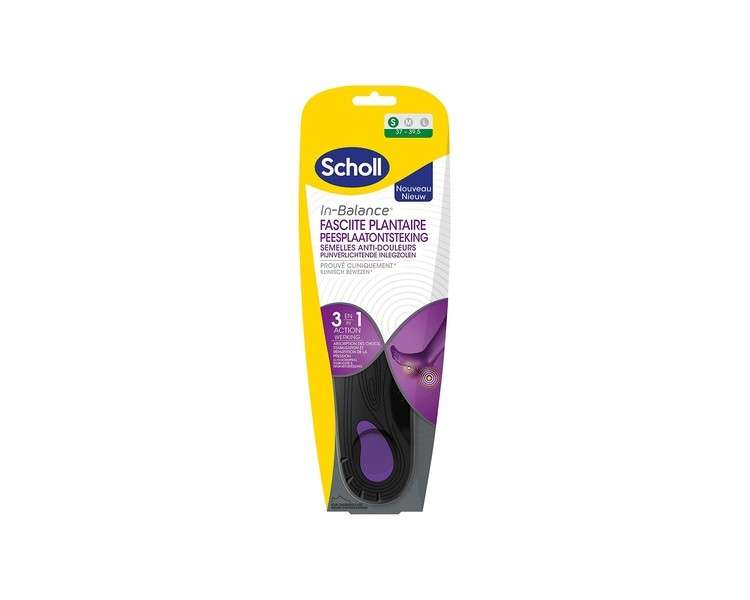 Scholl Pain Relief and Plantar Fasciitis Insole Size 1