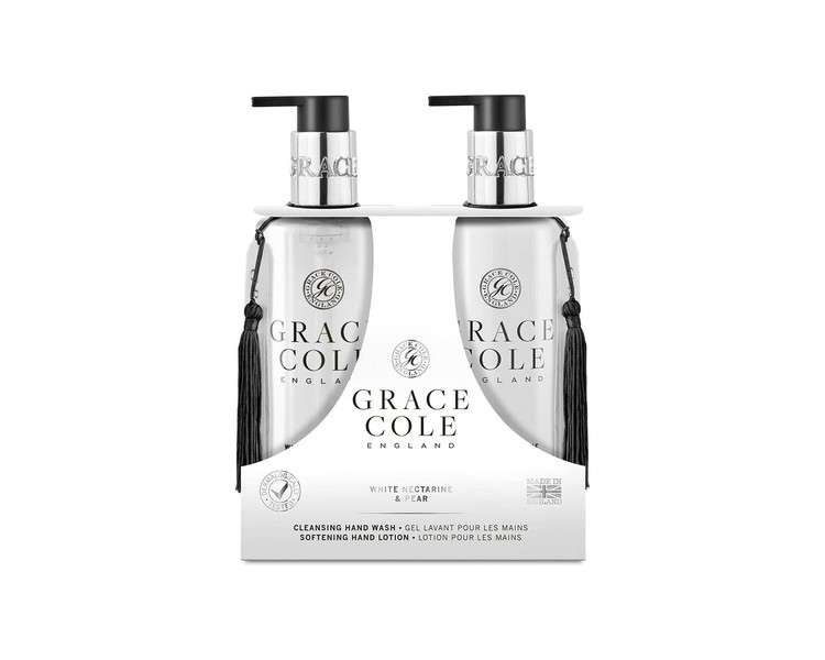 Grace Cole Hand Care Duo White Nectarine & Pear 300ml