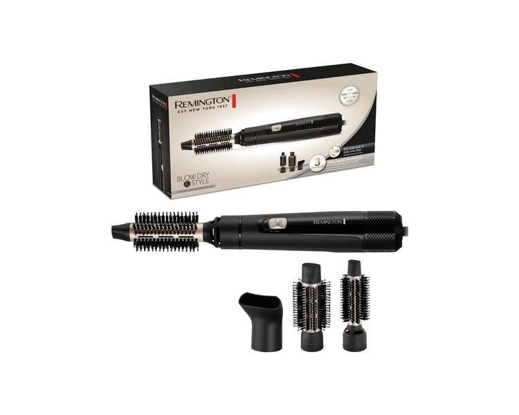 Remington AS7300 Blow Dry & Style Brush 800W with Variable Temperature and Multiple Attachments