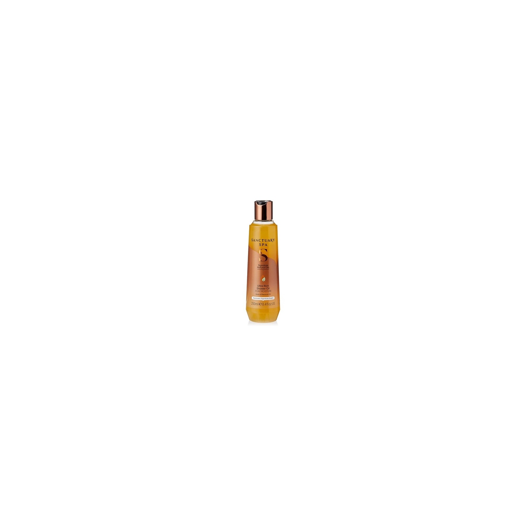 Sanctuary Spa Ultra Rich Shower Oil for Dry Skin No Mineral Oil Cruelty Free and Vegan 250ml Vanilla