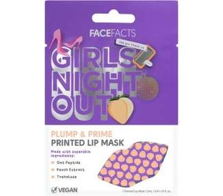 Face Facts Girls Night Out Plumping Printed Lip Mask