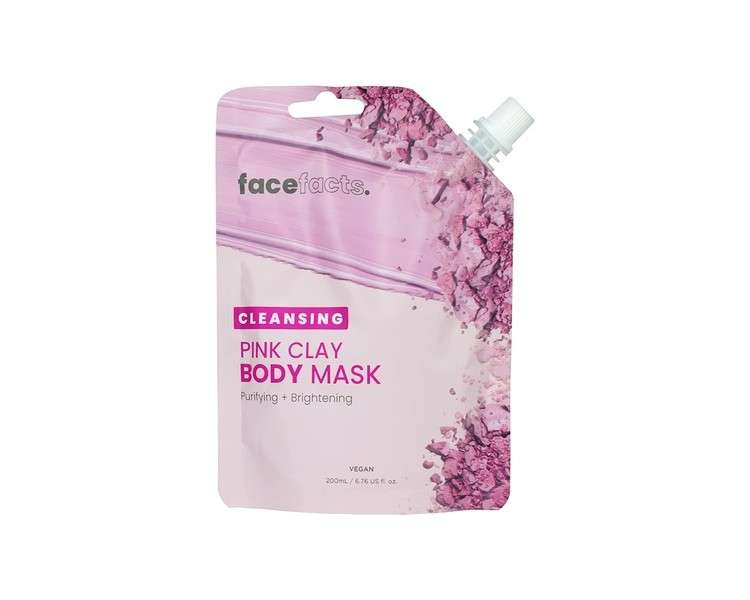 Face Facts Cleansing Pink Clay Body Mud Mask
