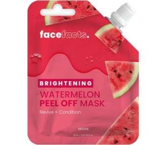 Face Facts Brightening Watermelon Peel Off Mask Cleanses and Moisturizes 60ml