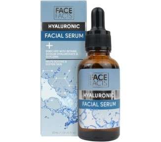Face Facts Hyaluronic Facial Serum with Sodium Hyaluronate Glycerin and Betaine 30ml