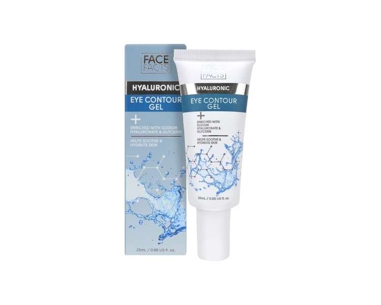 Face Facts Hyaluronic Eye Contour Gel with Sodium Hyaluronate and Glycerin 25ml