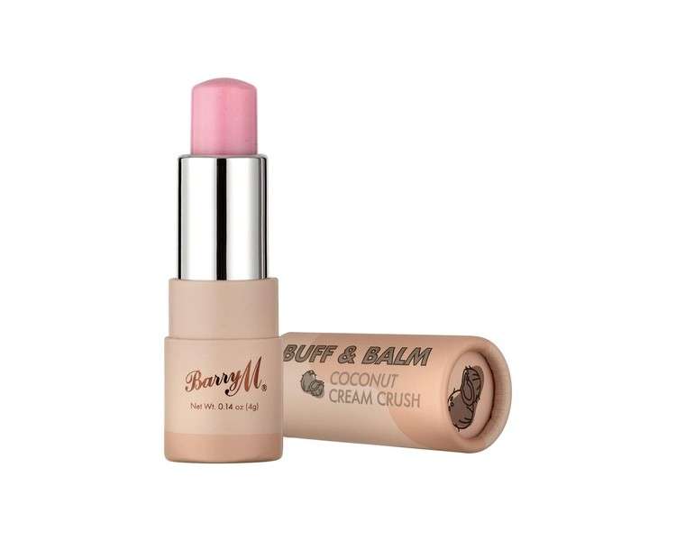 Barry M Cosmetics Buff and Balm Lip Tint Pink Coconut Cream Crush 4g