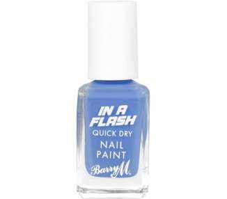 Barry M In a Flash Quick Dry Nail Paint Turquoise Thrill