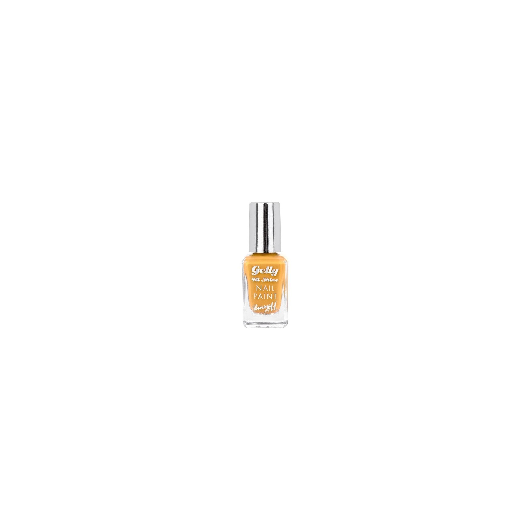 Barry M Gelly Hi Shine Nail Paint Sunflower Orange Glossy Nail Polish 10ml