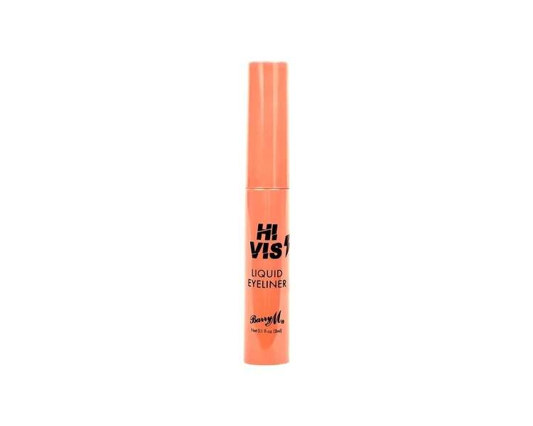 Barry M Hi Vis Neon Liquid Eyeliner Fire Up Orange Shade 3ml