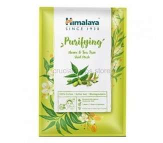 Himalaya Cleansing Mask on Fabric with Neem and Tea Tree Oil 30ml